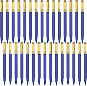 Aozora Pens Bulk 30 Pack Blue Click Pen No Bleed Botswana 6 thumbnail image