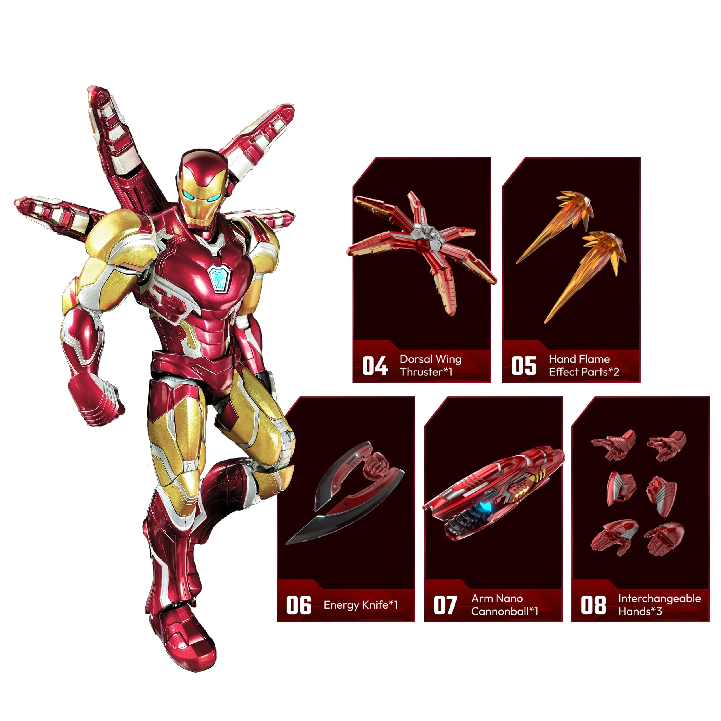 Blokees Marvel Infinity Saga Champion Class: Ironman Mark LXXXV