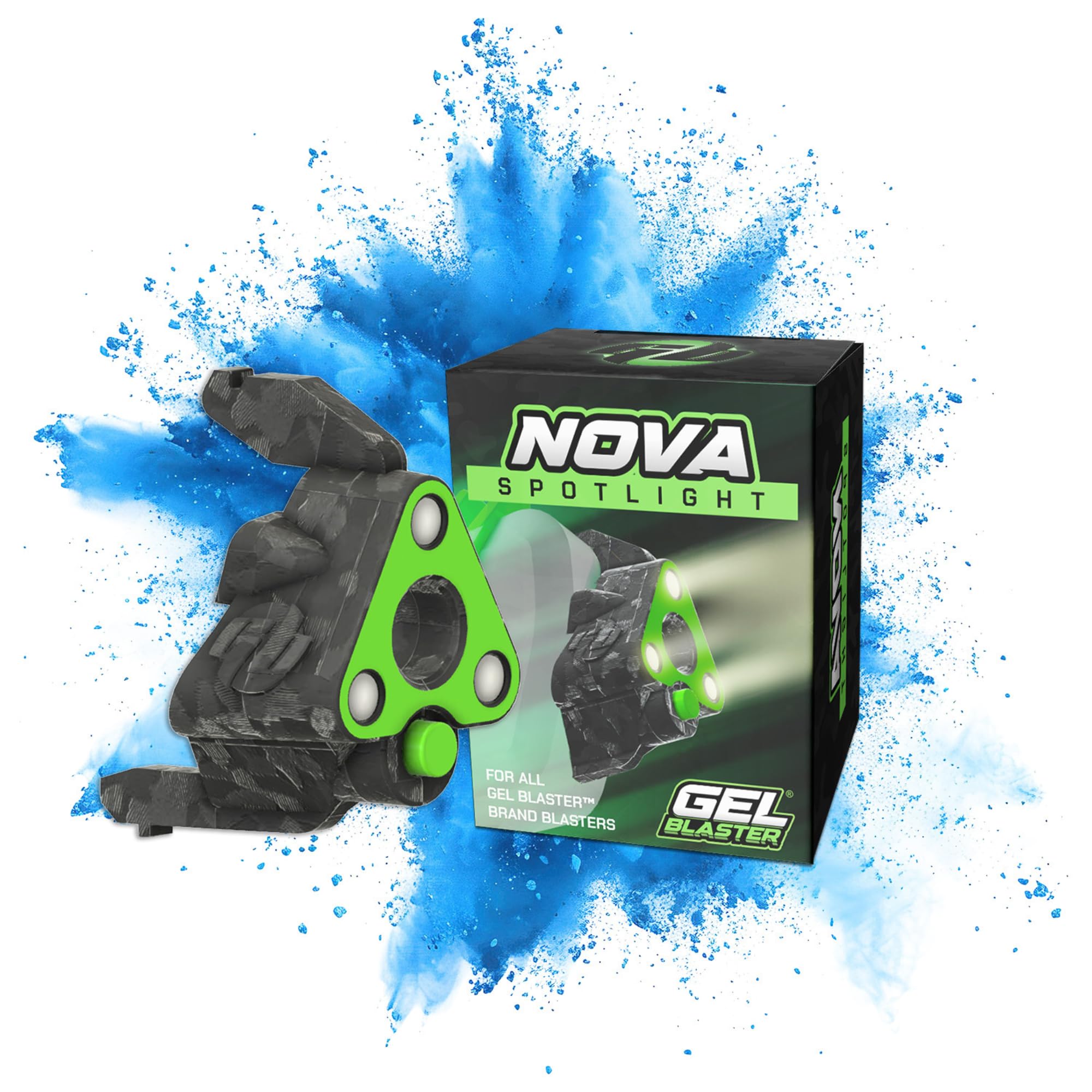 Gel Blaster Nova Light Attachment for the Surge and Starfire Blasters Nova Spotter Tip Accessory - for Ages 14+