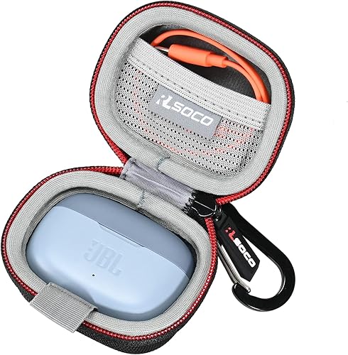RLSOCO Funda rígida para JBL Vibe Beam/Vibe Beam 2/Tune Beam 2/Tune 230NC TWS/Vibe 200TWS/Tune Beam/Tune 130NC TWS/Wave 200 Auriculares inalámbricos