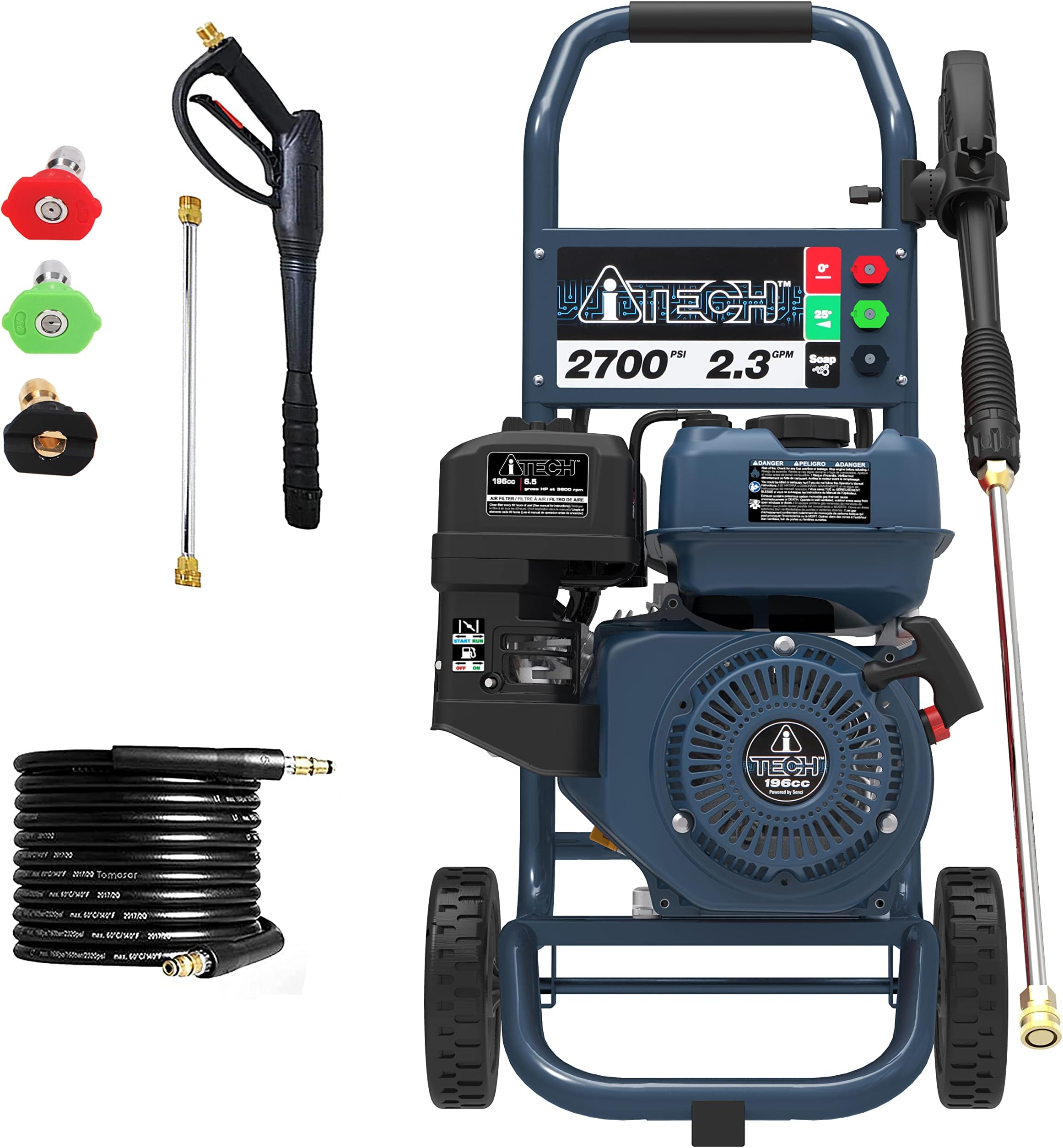 mrliance 3800PSI Pressure Washer 2.8GPM Gas Power Washer