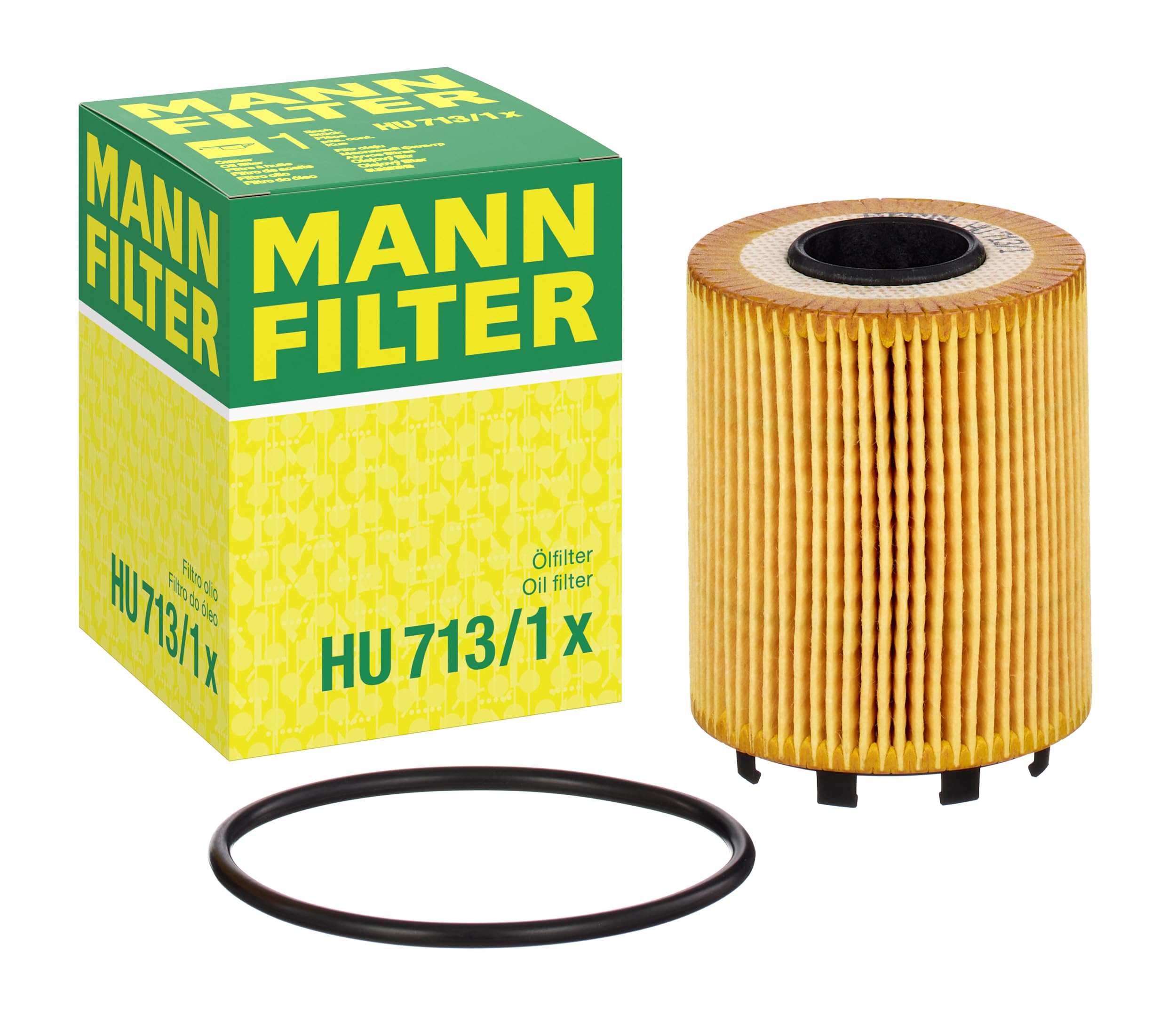 Mann Filter HU 713/1 x Metal Free Oil Filter Element