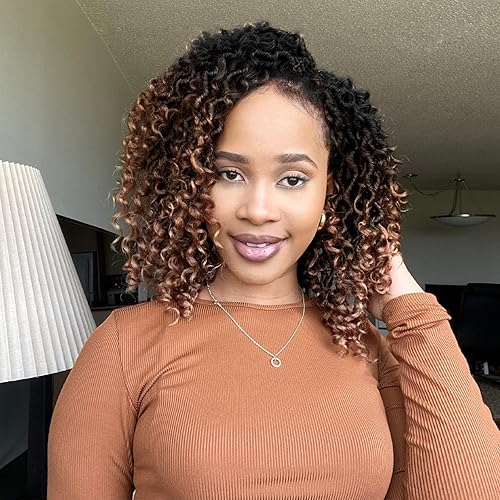 Fulcrum Goddess Locs - Cabello de ganchillo de 10 pulgadas, 8 paquetes de cabello sintético de ganchillo Goddess para mujeres negras, cabello de