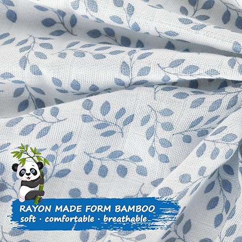 Miniatura 2 de Sábana de muselina para moisés para bebé niña y niño sábanas bohemias para moisés ovalado rectangular de reloj de arena 32 x 16 x 55 pulgadas