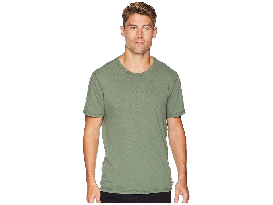 

AG Adriano Goldschmied Ramsey Short Sleeve Vintage Crew (Weathered Fernwood) Men's Clothing, Green