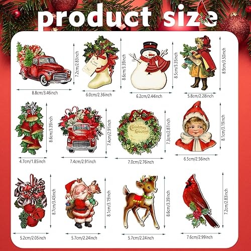 Miniatura 3 de Adornos de madera de invierno, decoración de madera de copo de nieve, gnomo, muñeco de nieve, letreros colgantes con cuerda para manualidades de