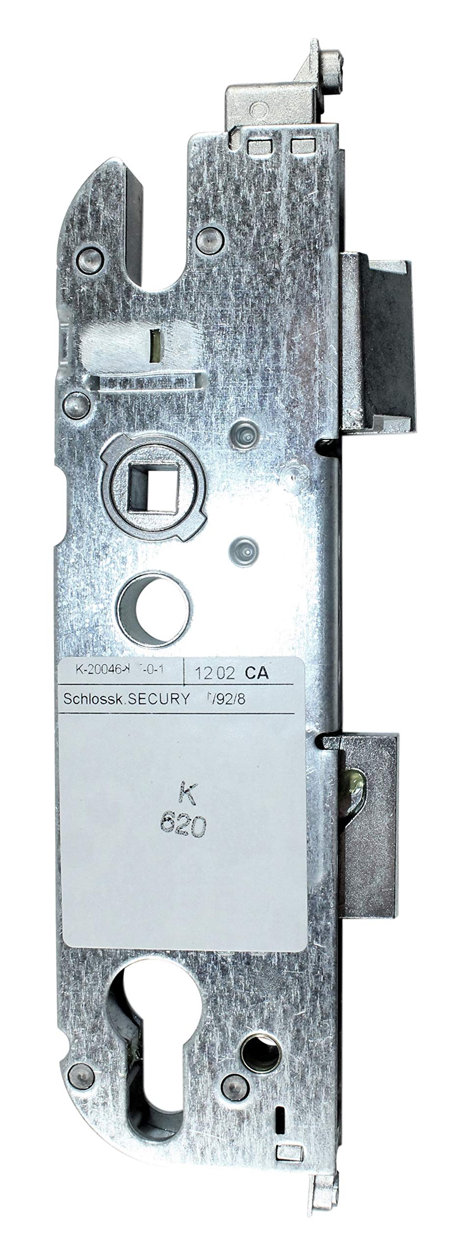 GU Secury Reparatur Schlosskasten Hauptschloss 6-30845-DB-0-1 oder auch K-20046-DF-0-1, Dornmaß: 35mm (32,5mm) / Entfernung: 92mm, incl. SN-TEC® Montagematerial & SN-TEC® Montageanleitung