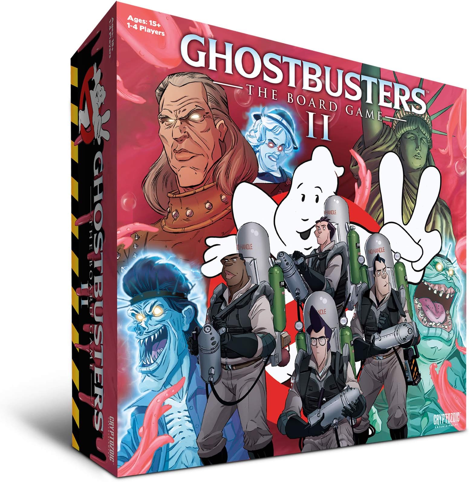 Amazon Com Cryptozoic Entertainment Ghostbusters 2 Board Game Board Games Toys Games