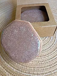 Sabonete Facial de Argila Rosa, Base Vegetal com Aloe Vera e Rosa Mosqueta, 60g