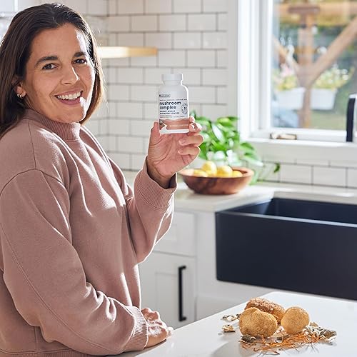 Miniatura 7 de NativePath Complejo de hongos - Melena de león orgánica, cola de pavo, Cordyceps y Reishi - Polvo de hongos enteros para apoyo inmunológico, salud