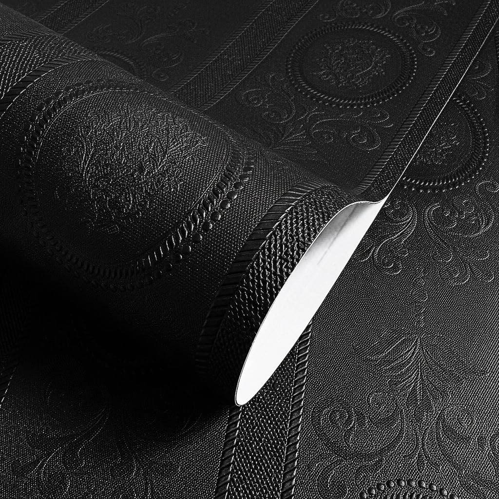 JiffDiff Wallpaper Peel and Stick Textured - wallpaper and wallpapering supplies | Mubboo