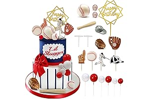 Baseball Cake Decorations - Sports Theme Party Decoration Supplies