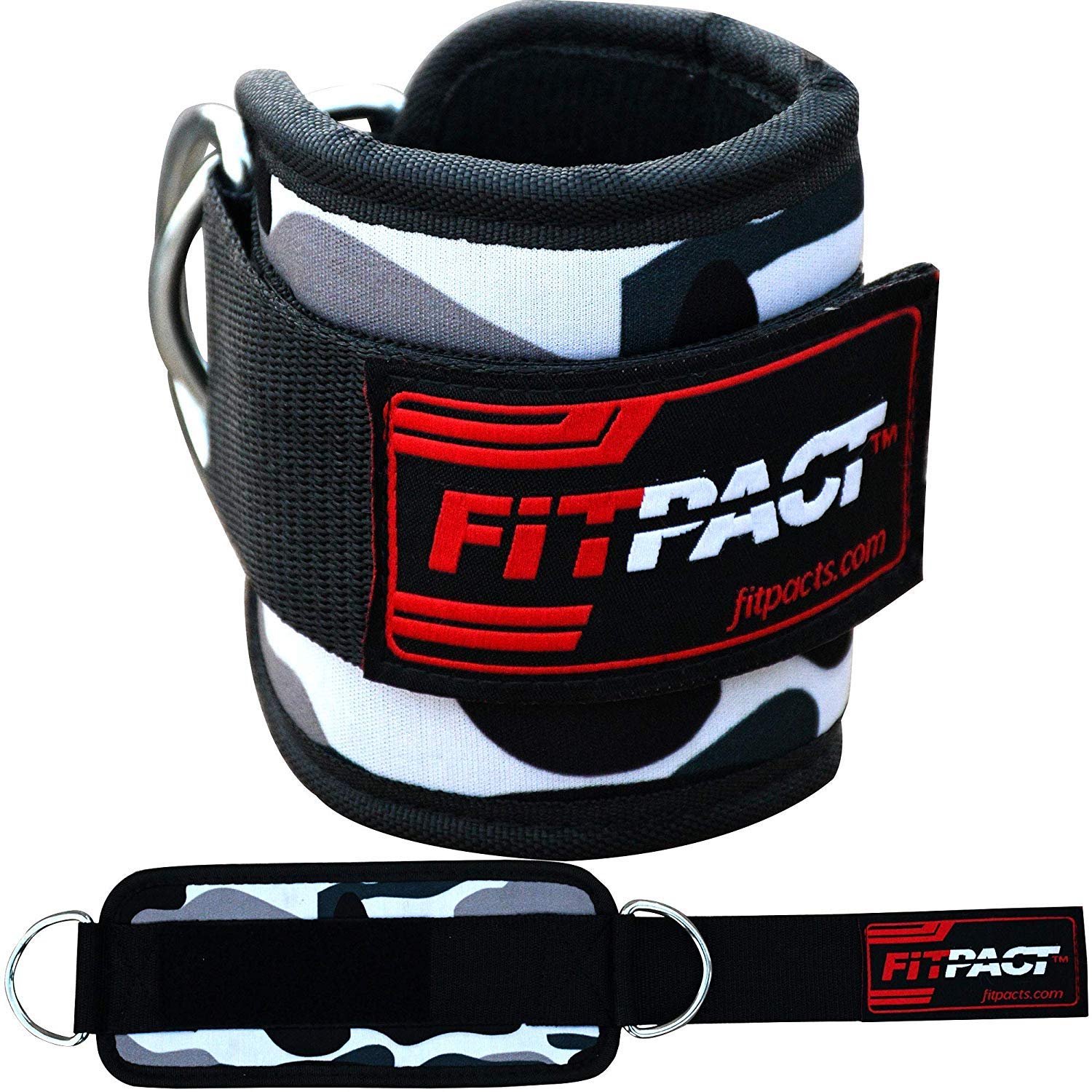 Buy FITPACT Ankle Straps for Cable Machines Resistance Bands Padded