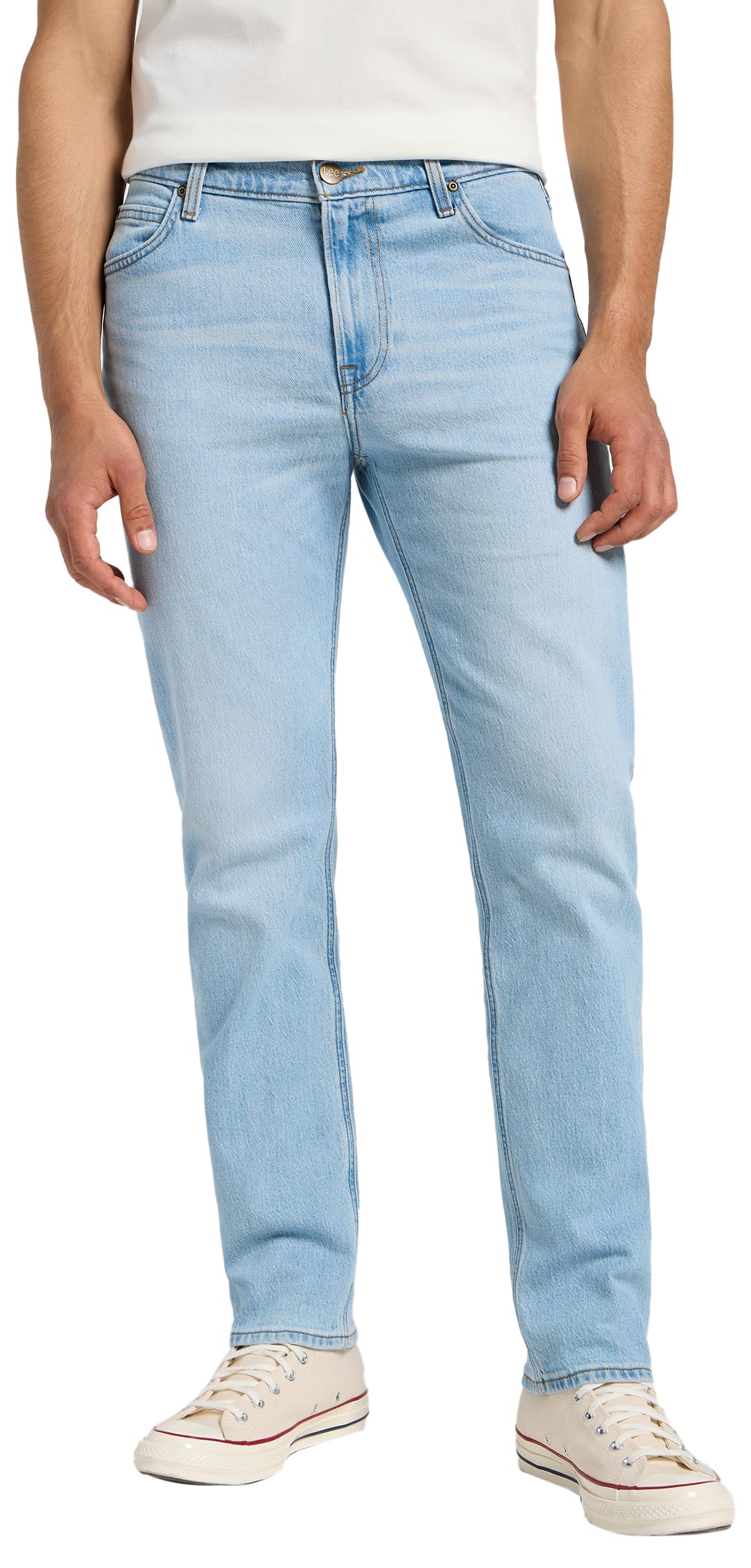 Lee Men's Jeans West, Regular Straight Fit, Straight Leg