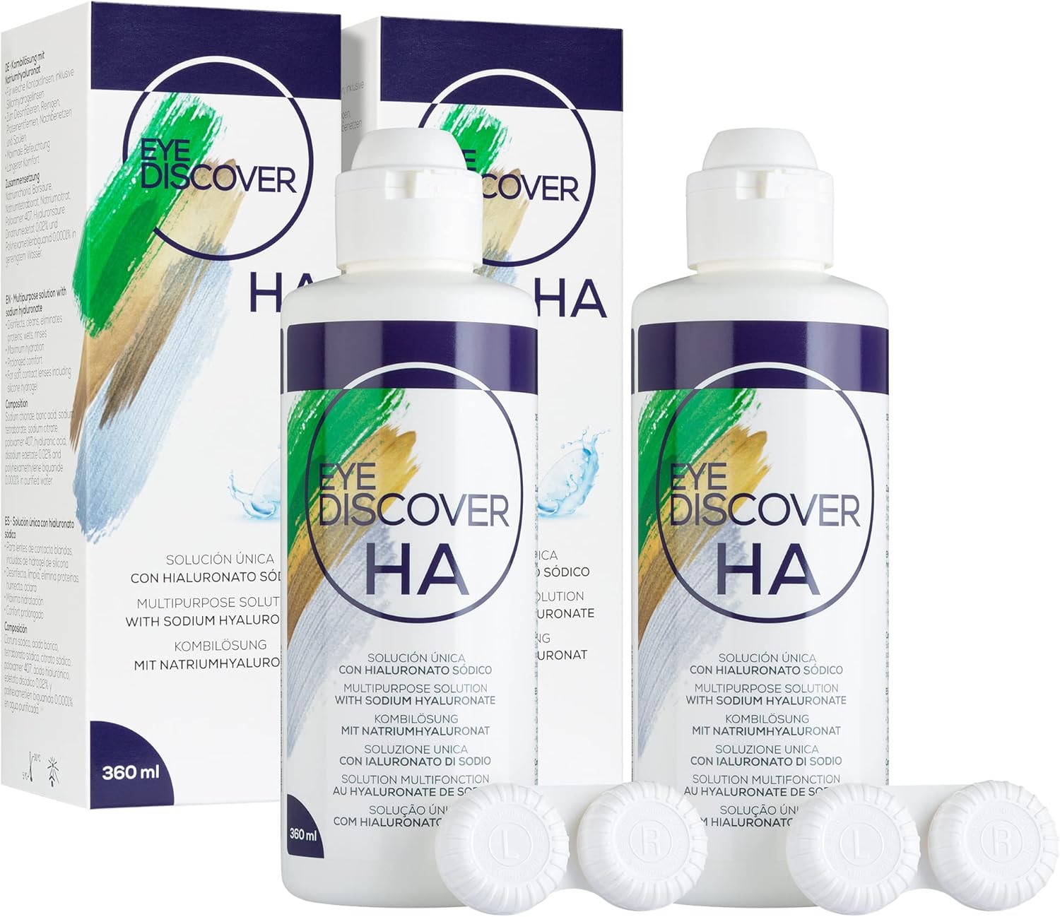 EYE DISCOVER, Contact Lens Solution for Soft ContactLens, Multipurpose