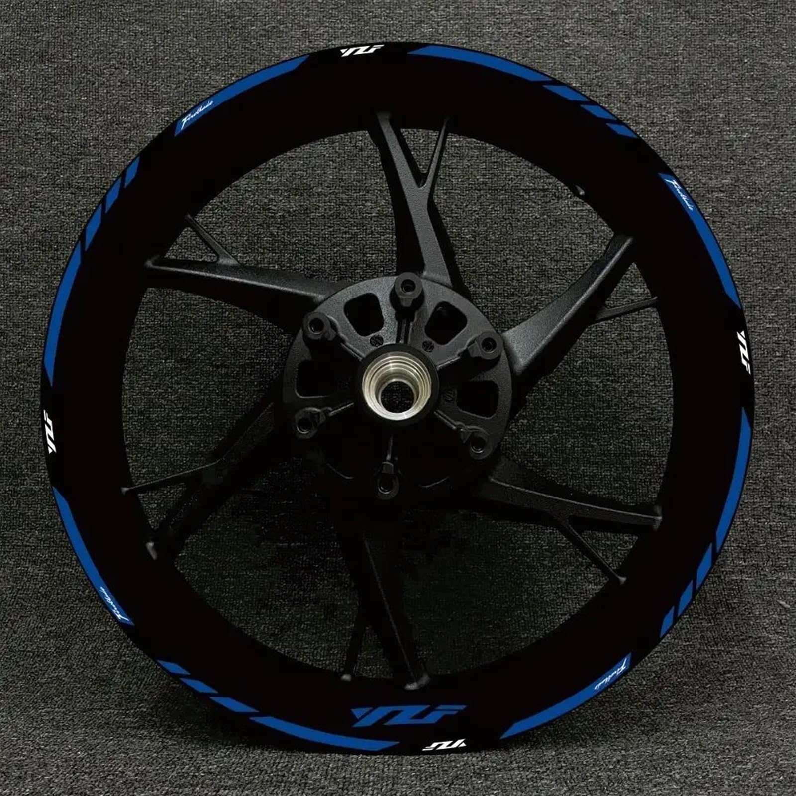 Motorcycle Reflective Wheel Stickers Rim Decal for Yamaha R1 R15 R125 R6 R7 MT-09 MT09 MT07 MT10 for Tracer(Color26)