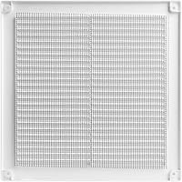 Vista 6 de Vent Systems 8 x 8 pulgadas (dimensiones de apertura) Paquete de 10 Cubierta de ventilación de plástico blanco Soffit Rejilla de ventilación