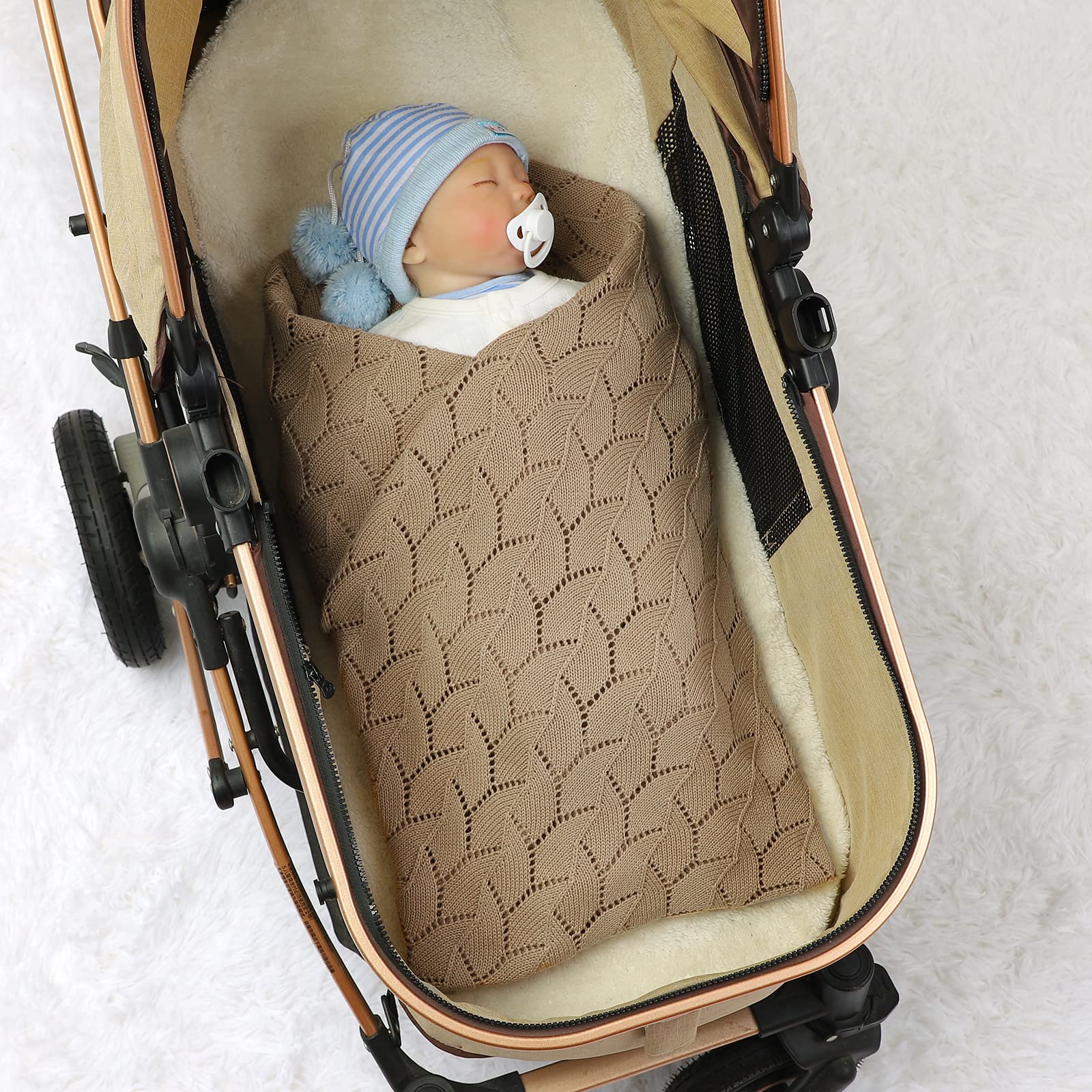 Couverture En Coton Pour Bébé - Sac De Couchage Ou Enveloppe, Flanelle Douce, Taille ~55x29 Cm | Pour Dormir, Garçon Ou Fille - 7