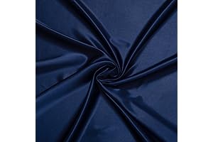 Luxury Navy Charmeuse Satin: Shimmering Elegance for All Occasions