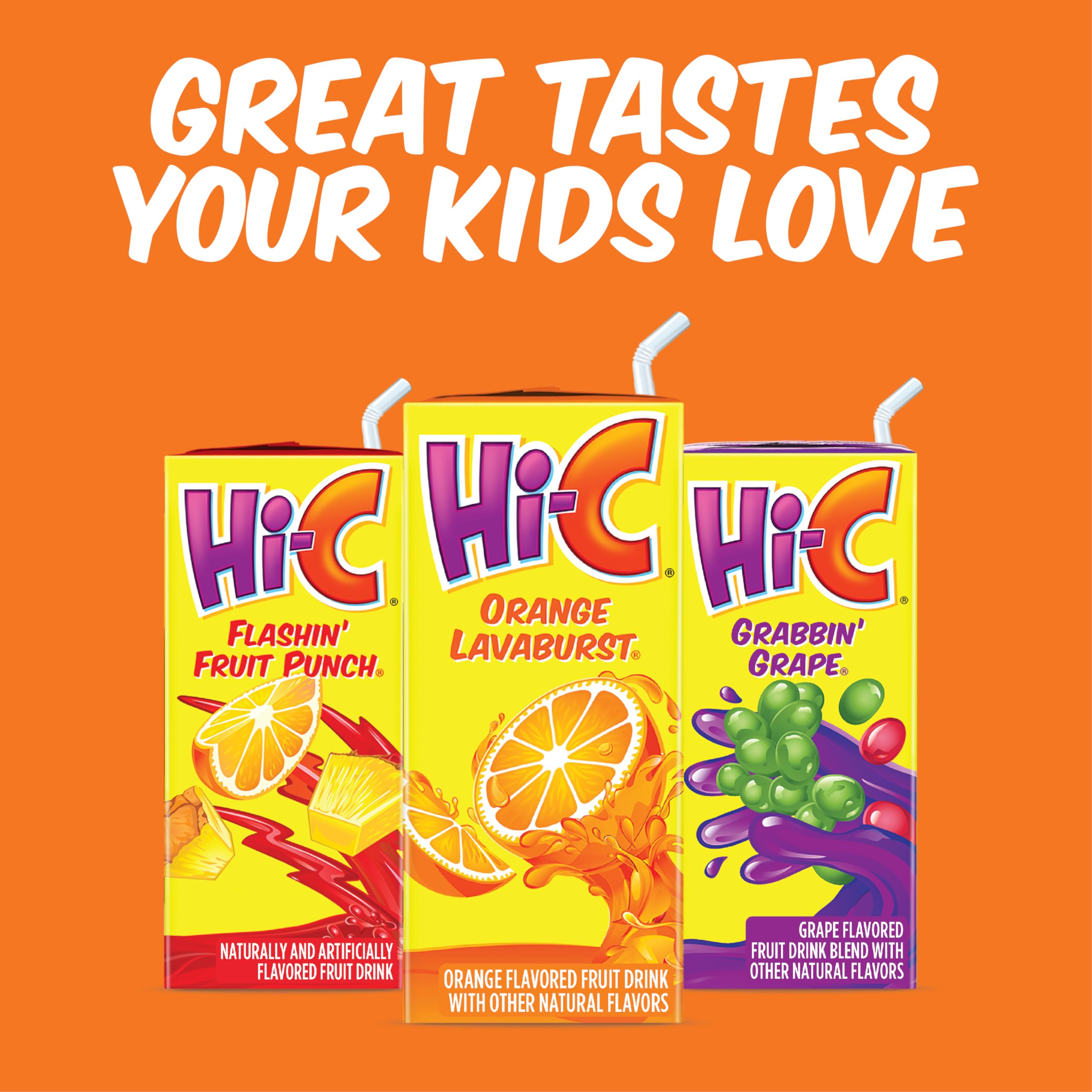 HI-C Boppin' Strawberry 6oz 8pk