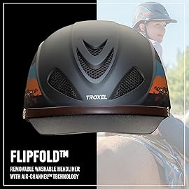 Troxel Dakota Trail Horse Riding Helmet, Low-Profile Light Adjustable Design, Safety Horseback Riding Gear, Small (6-5/8 - 7), Badlands