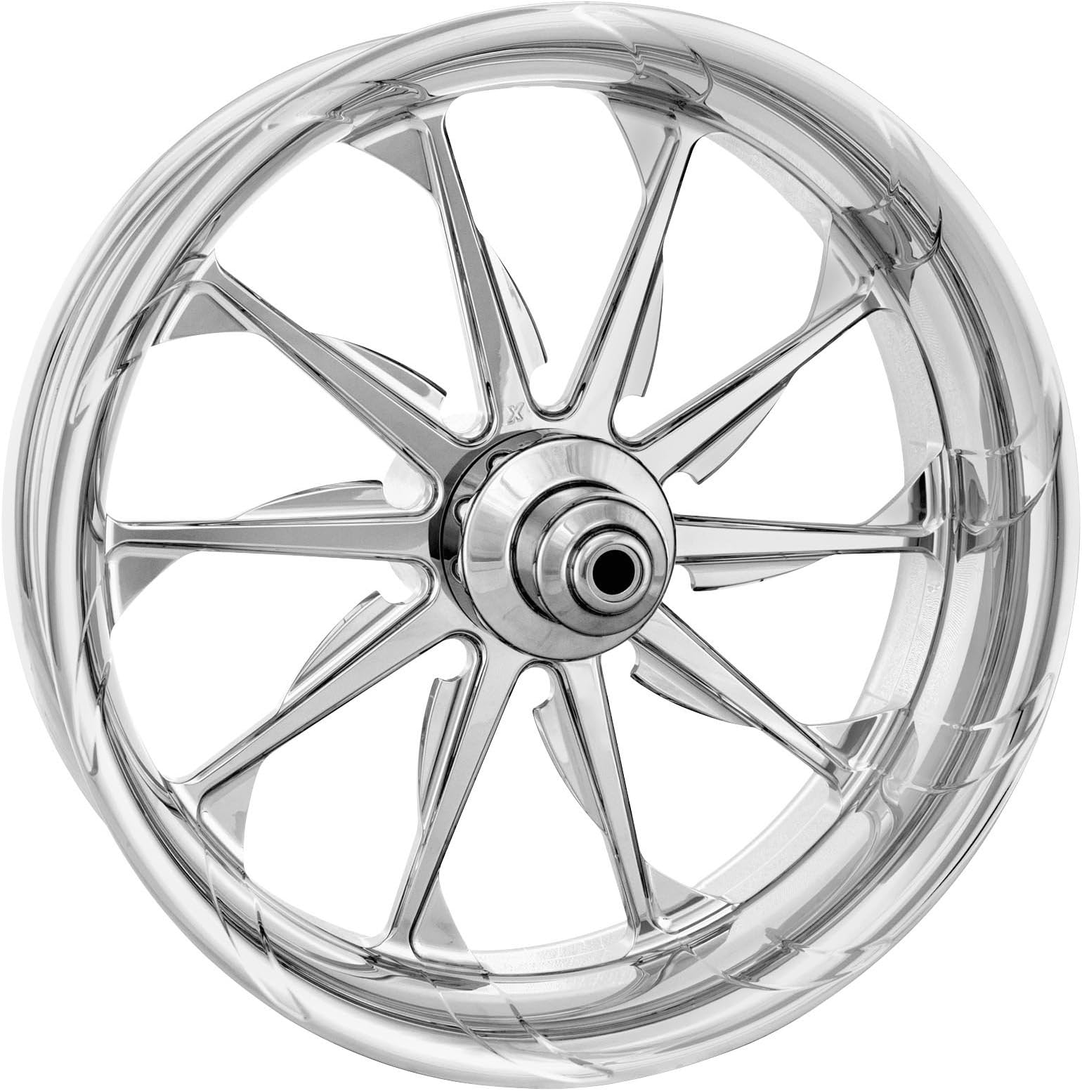 Launch Rear Wheel - 18x4.25 - Chrome , Color: Chrome, Position: Rear, Rim Size: 18 1290-7809R-XLA-CH