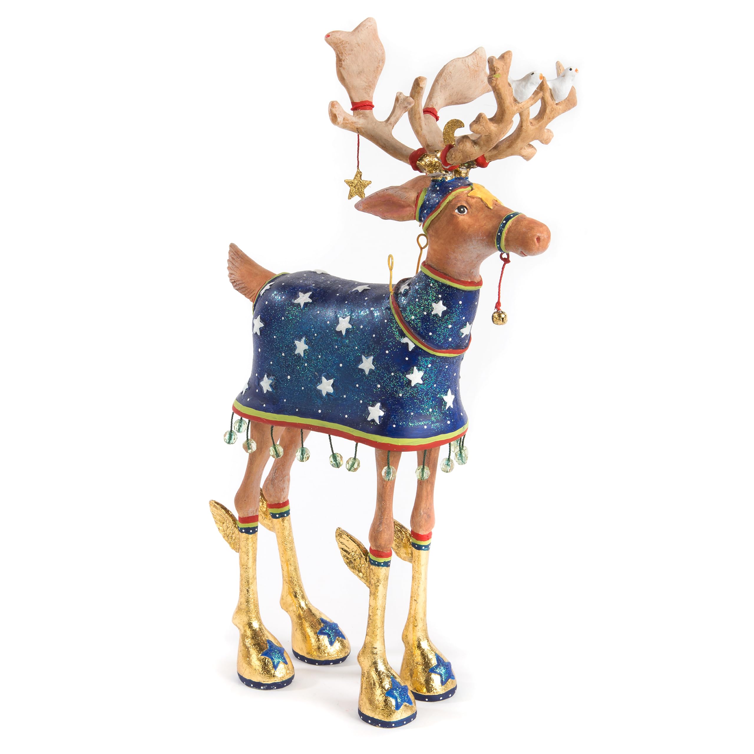 MACKENZIE-CHILDSPatience Brewster Dash Away Ornament, Holiday Decor, Comet Reindeer
