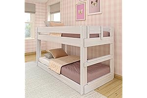 Twin Over Twin Bunk Bed for Kids - Space Saver