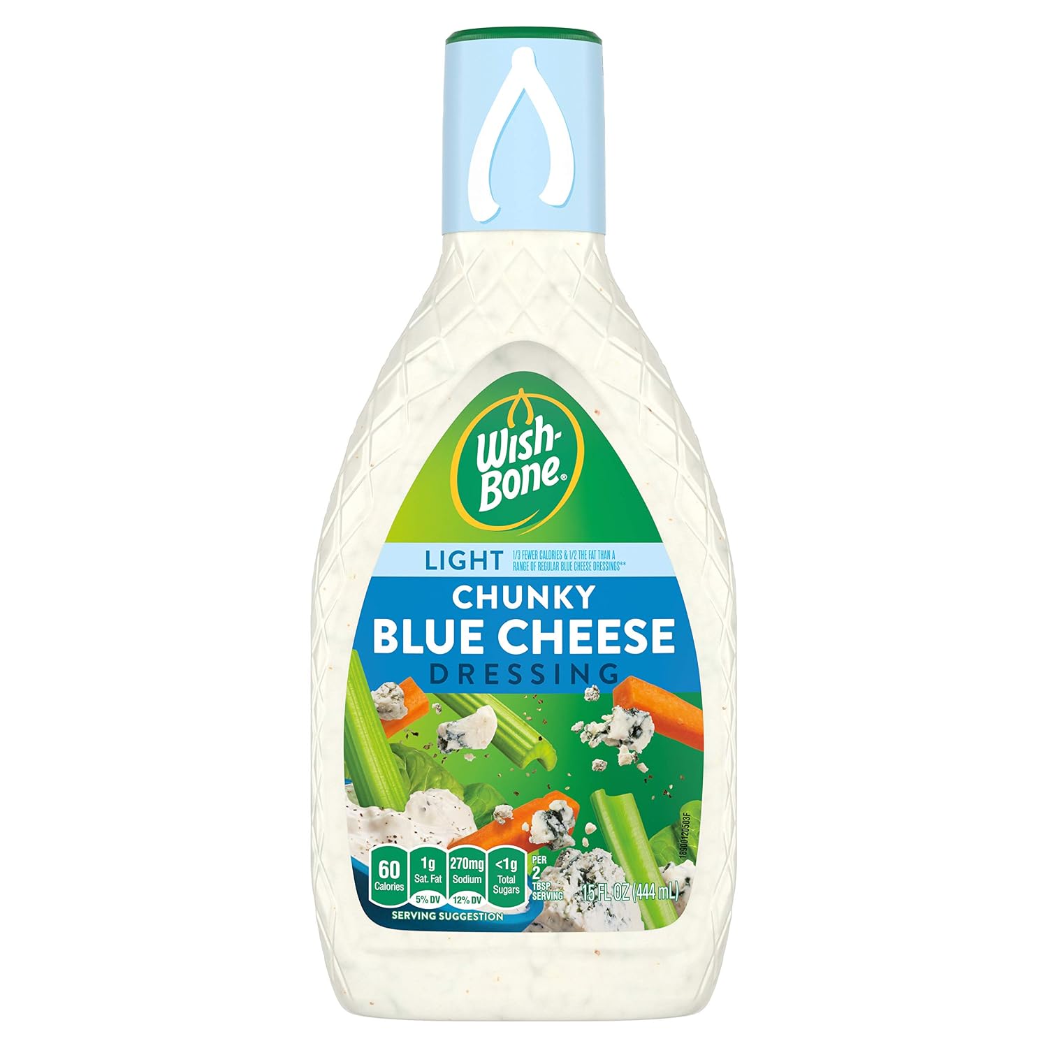 Amazon.com : Wish-Bone Light Chunky Blue Cheese Dressing, 15 FL oz