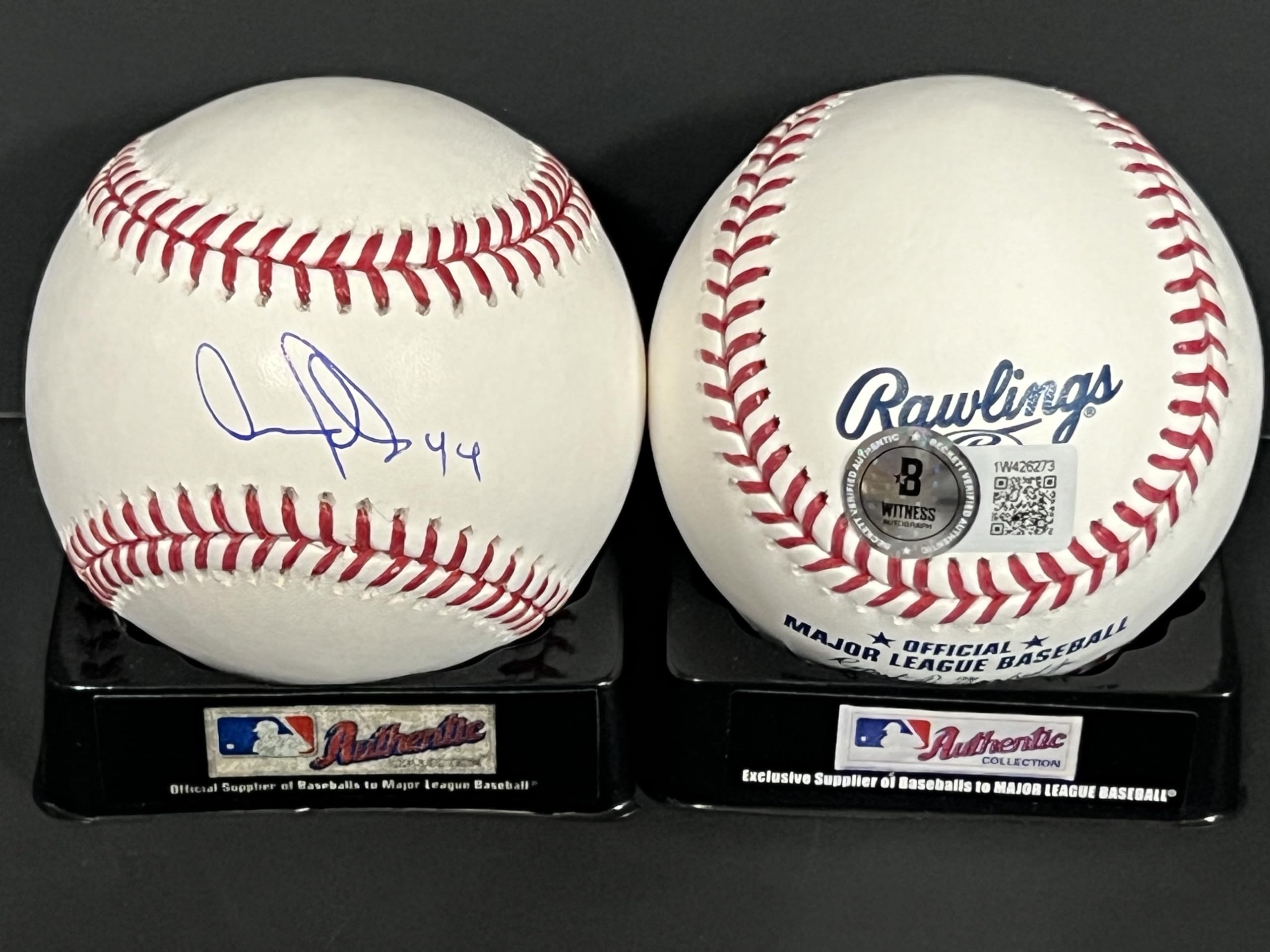 Andy Pages Dodgers Autographed Signed Official Baseball BECKETT