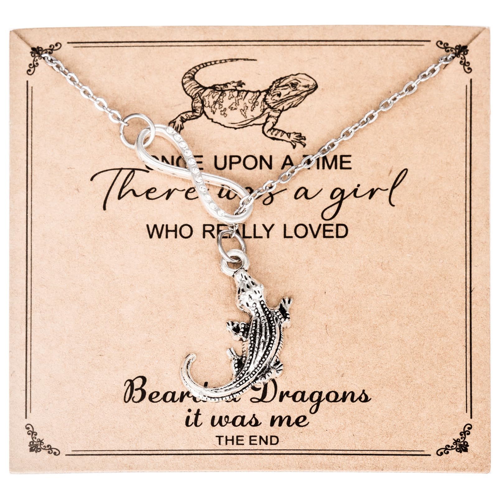Kivosliviz Bearded Dragon Gift for Women Necklace ...