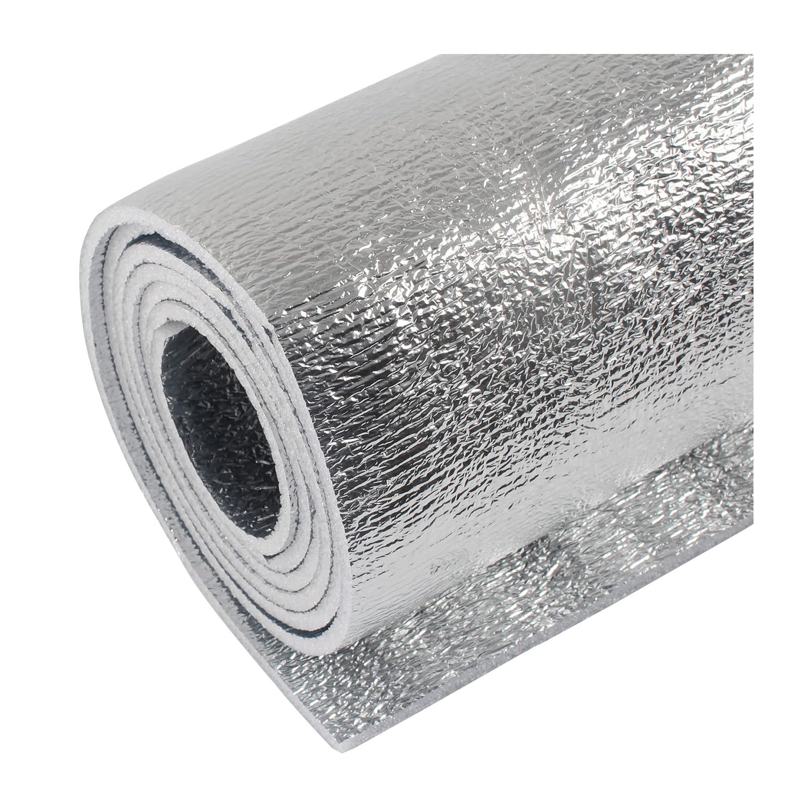 Pellicola Isolante In Cotone Perlato，Foglio Riflettente Per Radiatori，Adatto Per Finestre, Pavimenti, Frigoriferi, Tetti, Soffitte, Pareti Esterne E Case.(600CM/236.2IN,0.5CM/0.2IN)