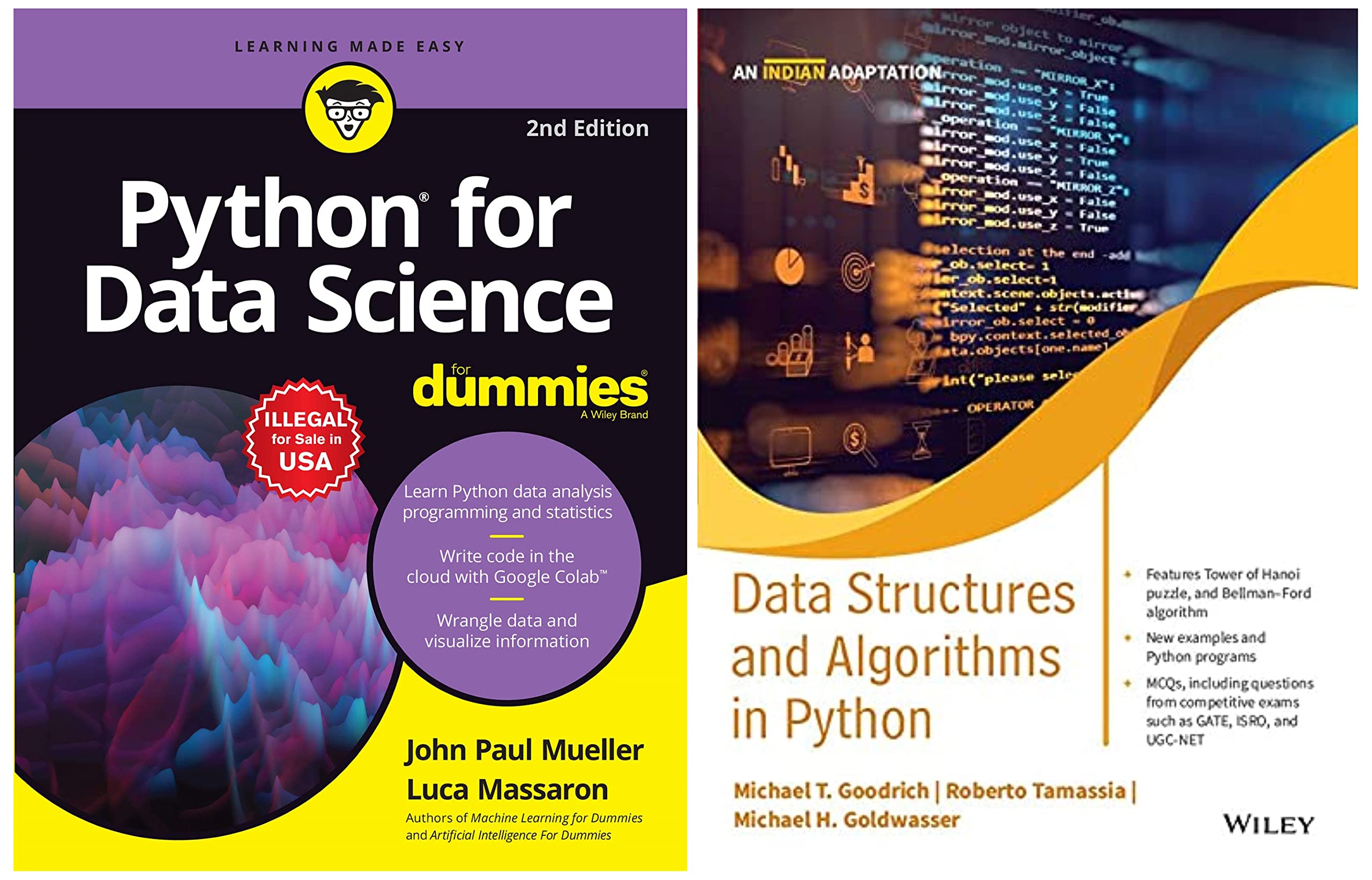 Buy Python for Data Science For Dummies, 2ed & Data Structures and ...