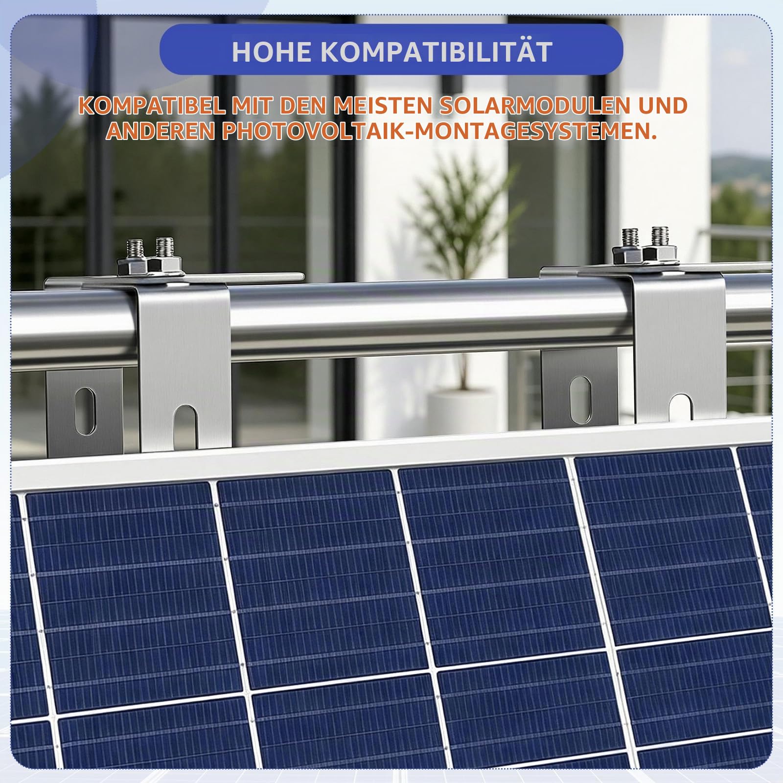 Balkonkraftwerk Halterung Balkon Solarpanel Halterung