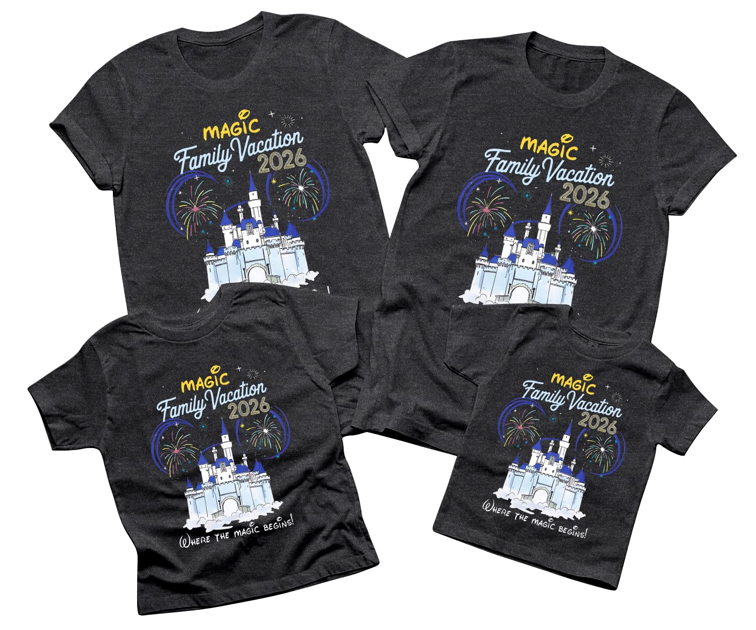 �️FASHGL Magical Family Shirts Matching 2026 Vacation Family Matching Outfits — fashion deal