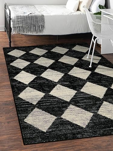 Miniatura 3 de Lahome Alfombras estéticas lavables a máquina para dormitorio, alfombra suave de 4 x 6 pies, alfombra antideslizante para sala de estar, alfombra de
