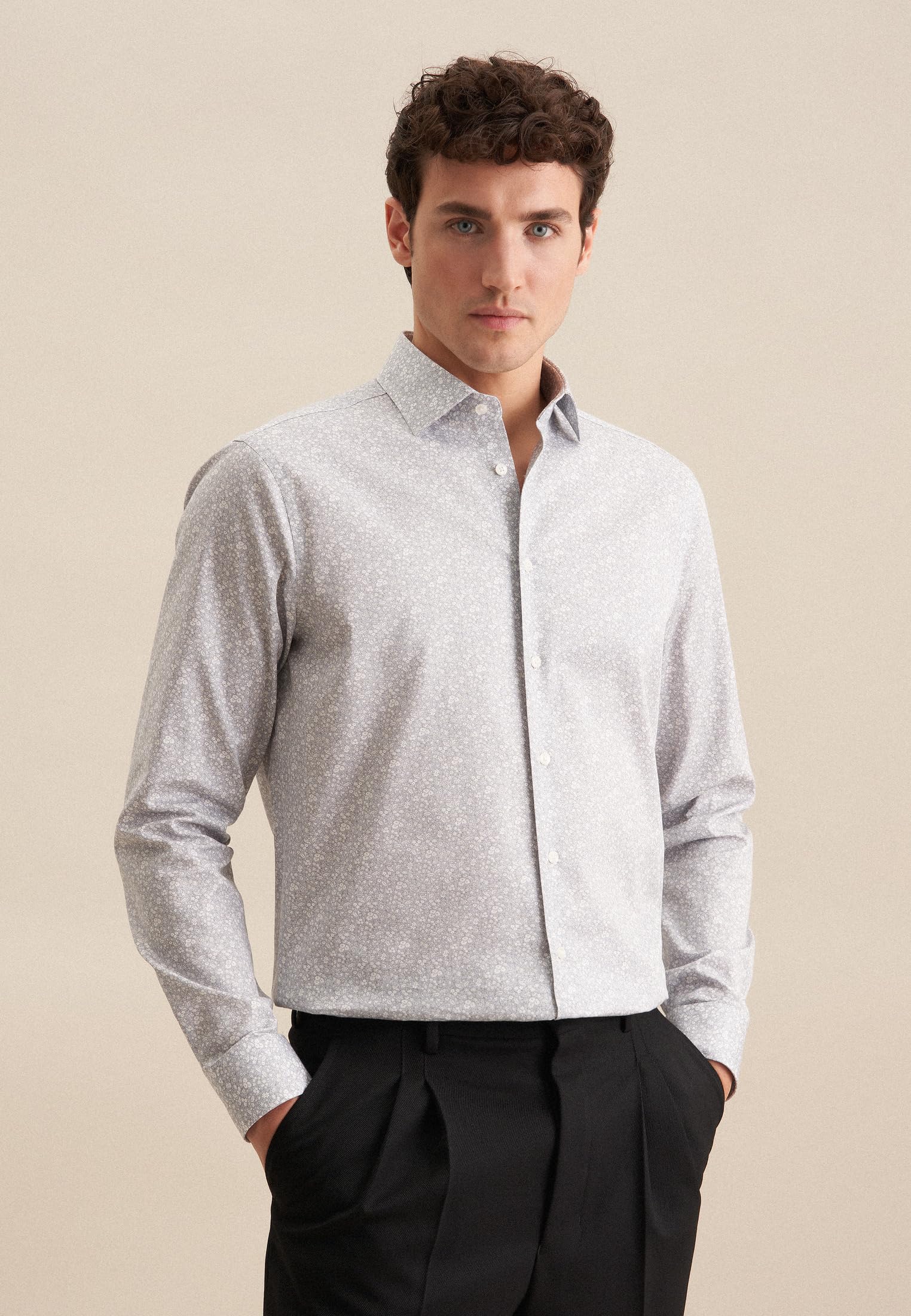 Seidensticker Herren Business Hemd - Regular Fit - Soft - Kent-Kragen - Langarm - 100% Baumwolle