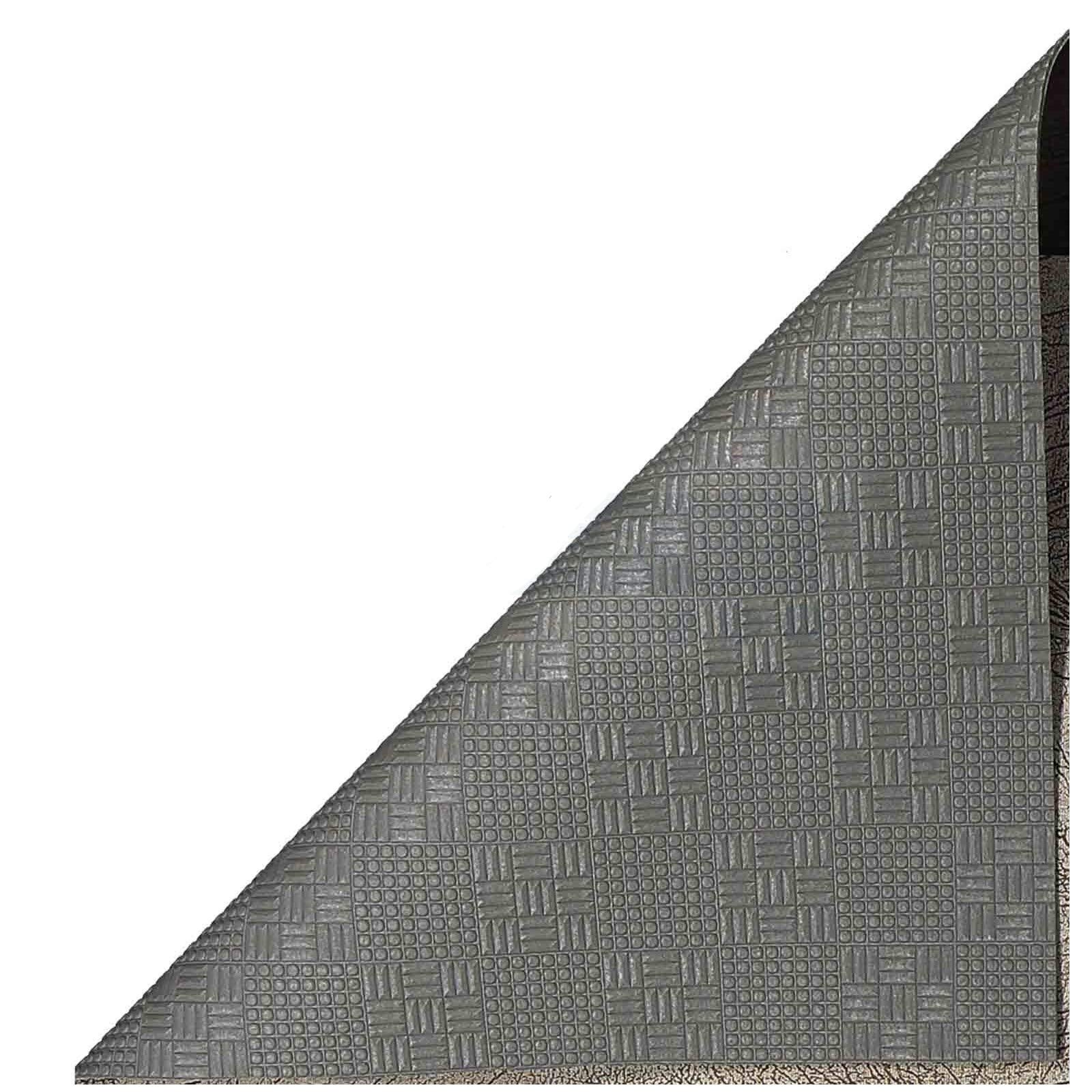 PELLECCHIA COLORI Tappeto Cucina Antiscivolo Lavabile in Vinile | Made in Italy | Passatoia Antimacchia in PVC/COTONE Interni | Stampa Digitale Screziato Bicolore (GRIGIO, 52 x 300)