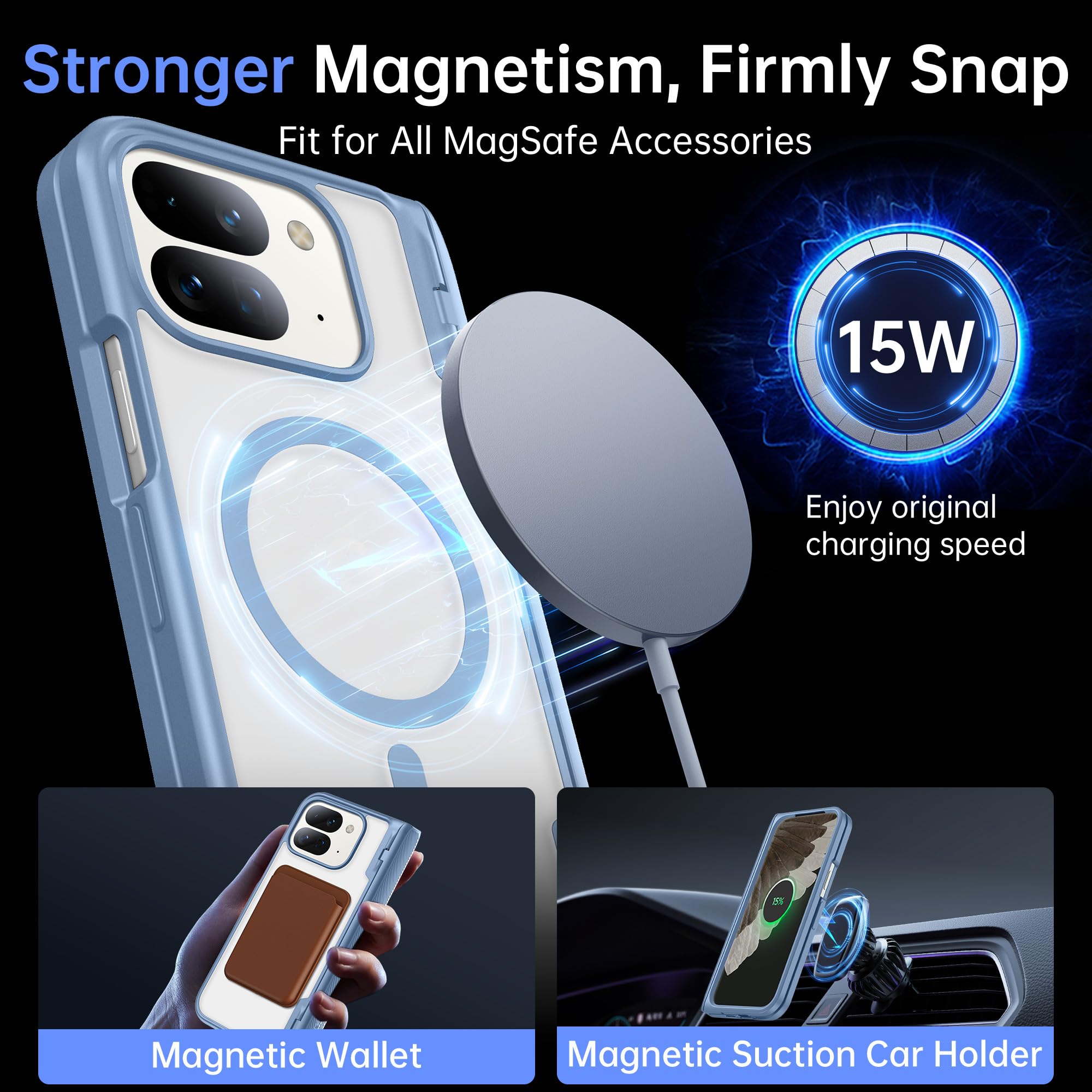 Amazon.co.jp: TONGATE マグネティック for Pixel 9 Pro Foldケース