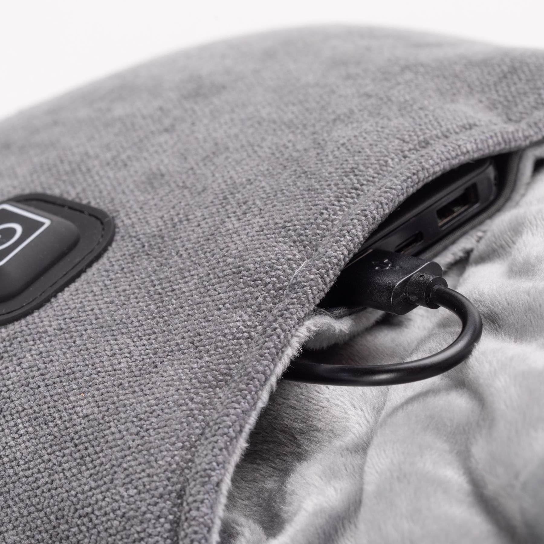 Graphene Foot Warmer - Calientapiés Eléctrico Sin Cable - Saco Térmico Grafeno - Calor Piernas Invierno Oficina - Batería Portátil 5000mAh - Pile Ultra Morbido – Casa Divano Comfort