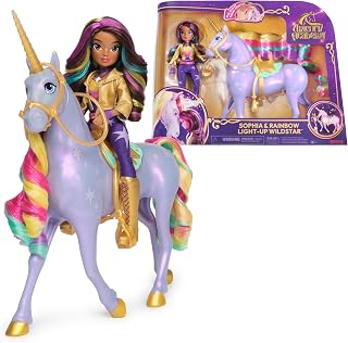 Unicorn Academy Sophia und Licht-Magie Wildstar interaktives Einhorn, 4+