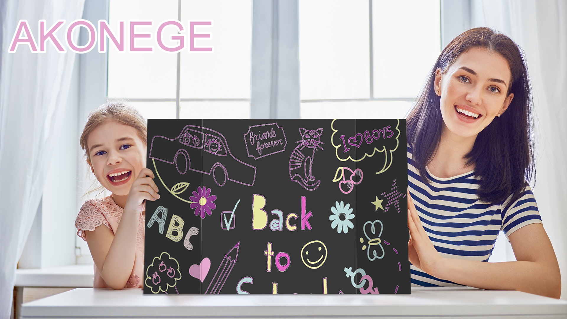 Amazon.com : AKONEGE 3PCS Small Trifold Poster Board, 21 x