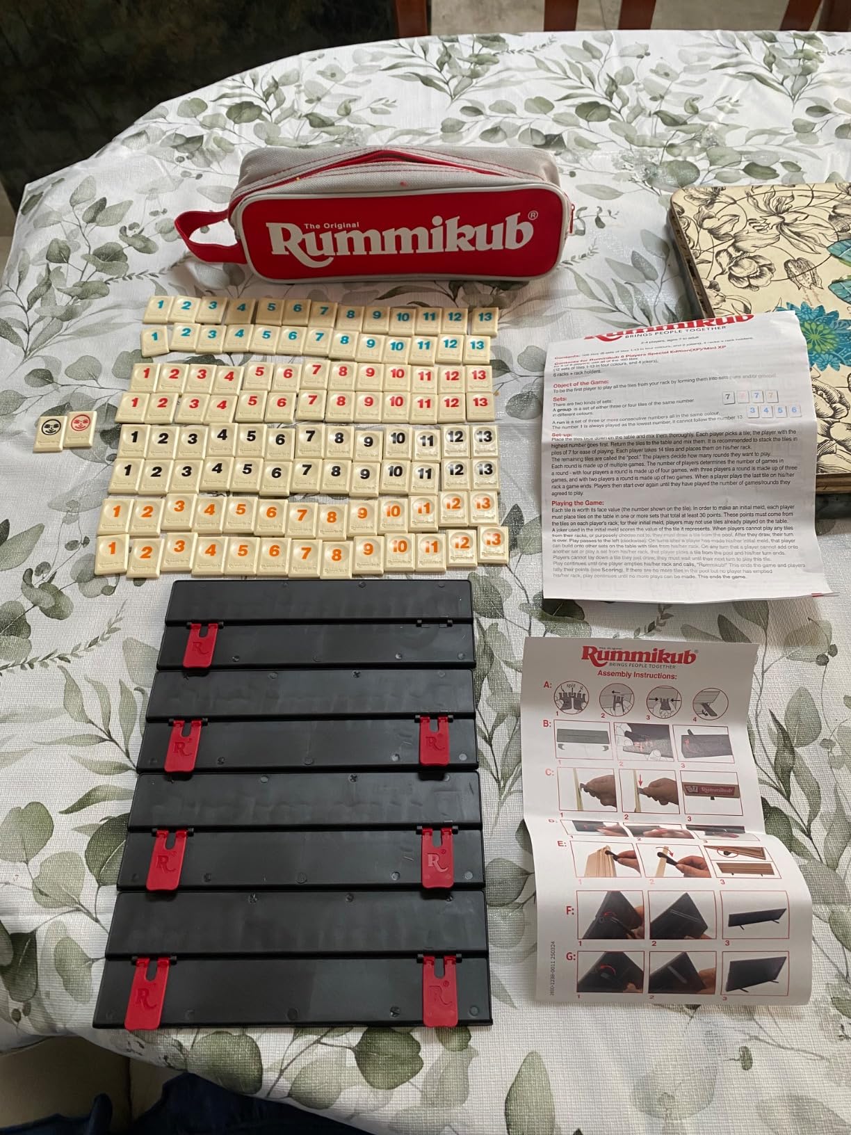 IDEAL Rummikub Travel – Jeu De Stratégie Familial 2-4 Joueurs Dès 7 Ans – Manipulation De Tuiles, Partie Rapide