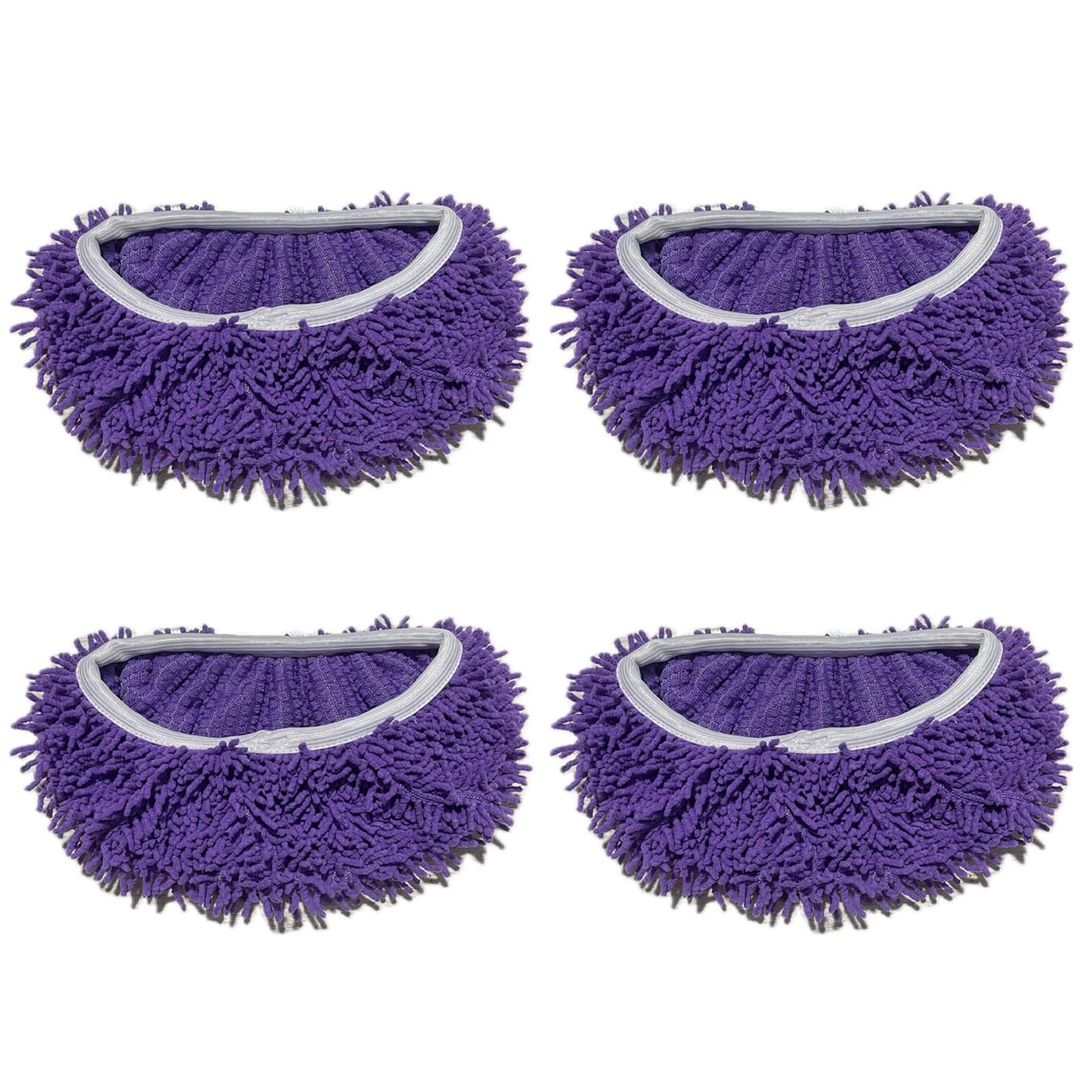 YROHGKPN MultiSurface Plush Mop Replacement Pad 4PCS Highly Absorbent and Recyclable Mop Refill Pad for Household Cleaning Mops Washable Wipe Refills