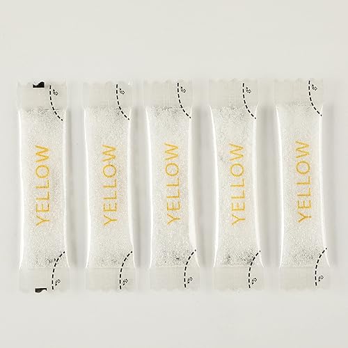 Le Must YELLOW (Sucralose) Edulcorante biodegradable compostable transparente paquete de 5000.04oz de una sola porción