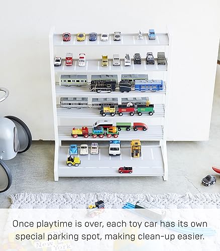 Miniatura 5 de Yamazaki - Organizador y exhibidor de vehículos de juguete estante para juguetes un solo tamaño color blanco