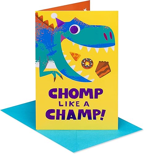 American Greetings Tarjeta de cumpleaños para niños (Big Slice of Fun)