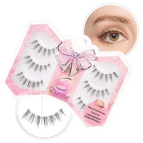 Miniatura 10 de Pestañas postizas profesionales para negocios, pestañas finas coreanas para reuniones de negocios, entrevistas, maquillaje, volumen de larga