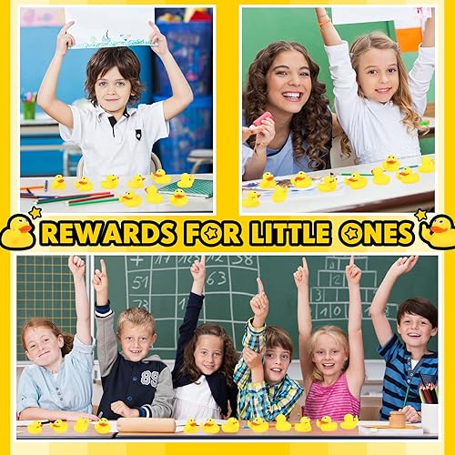 Miniatura 5 de Paterr Patos de goma divertidos para dedos, patos de goma para automóvil, patos de goma, juguetes de baño, patos flotantes, patos traviesos, lindos