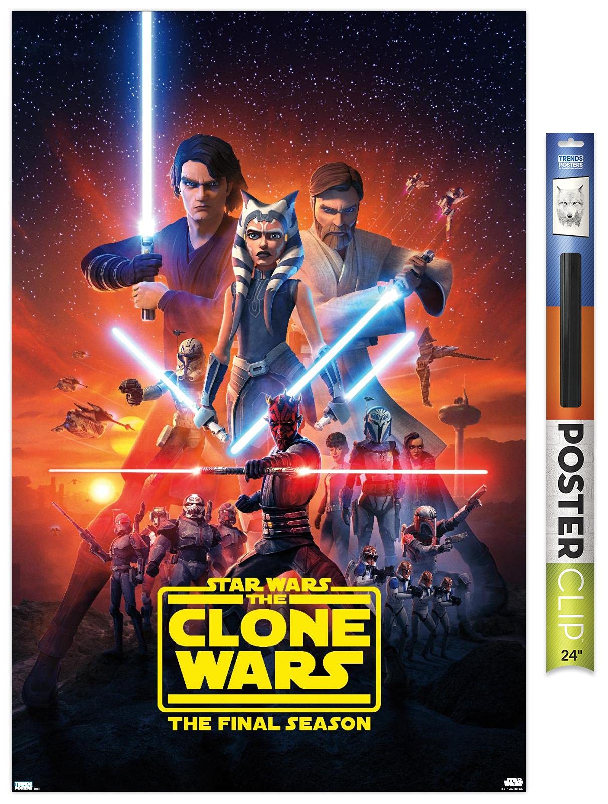 Amazon.com: Trends International Star Wars: The Clone Wars